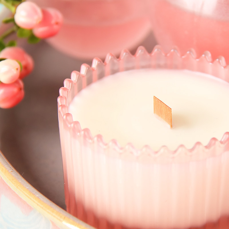 60g桃子味香薰持久留白桃乌龙茶烛 节气盒子香熏蜡烛