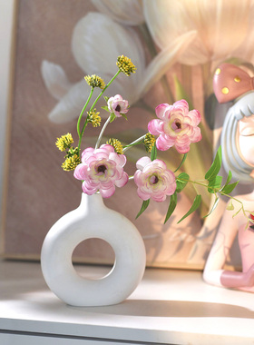 小露莲花艺插花仿真花