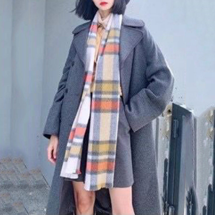 阿玛施旗舰店官网正品2020羊毛大衣 范芙熙风衣