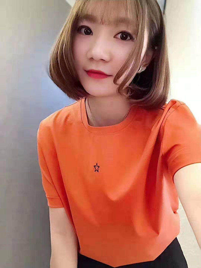 阿玛施官网旗舰店2020夏新款女t恤 范芙熙T恤