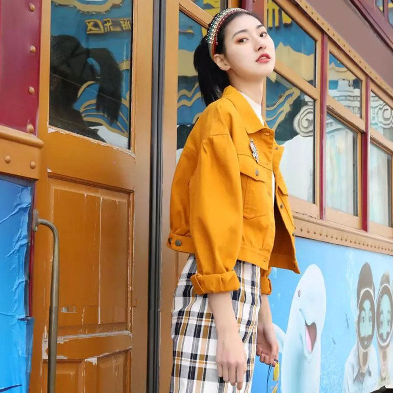 阿玛施女装官网2020秋冬新款短外套 范芙熙短外套