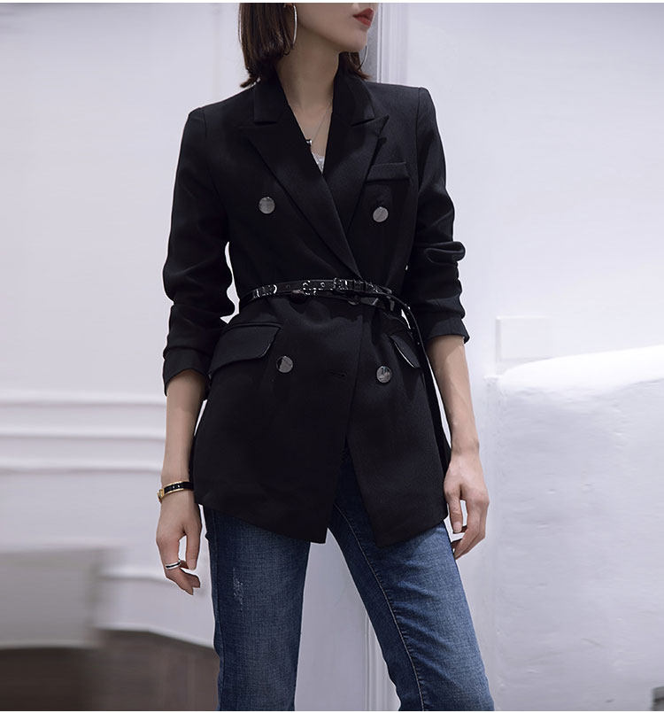 阿玛施旗舰店官网2020春秋西装腰带 范芙熙西装