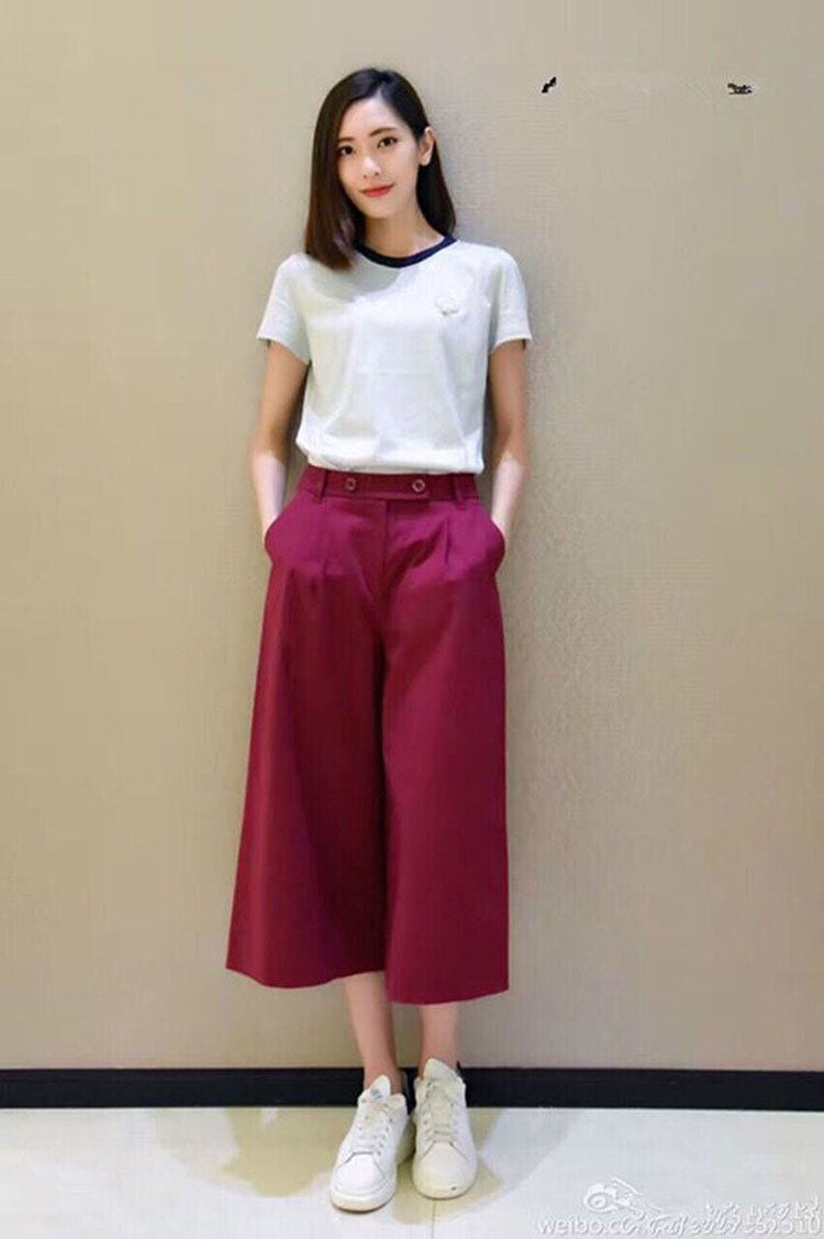 阿玛施旗舰店官网2020春季马裤子 范芙熙休闲裤