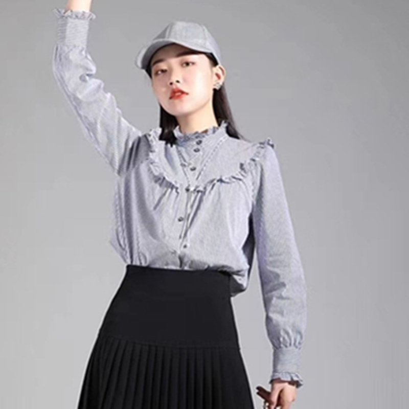 阿玛施旗舰店官网正品2020秋季衬衫 范芙熙衬衫