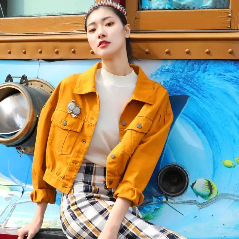 阿玛施女装官网2020秋冬新款短外套 范芙熙短外套