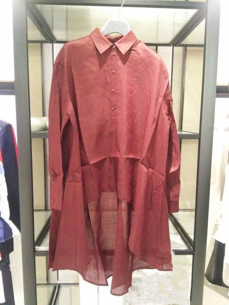 阿玛施旗舰店官网2020夏新款衬衫 范芙熙衬衫