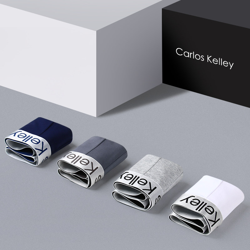 Canlinkenlin男士内裤男款纯棉四角平角短裤男生情人节送男友礼盒,淘宝优惠券,粉丝福利购,淘宝优惠卷