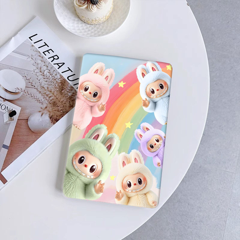 labubu小米平板8/7Pro保护壳11.2英寸保护套红米redmiM7卡通硅胶适用6SPro12.4寸防摔6Pro全包皮套11寸带支架 - 图0