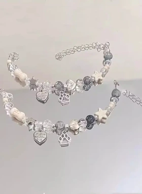 失氧小猫爪手链女ins小众高级感