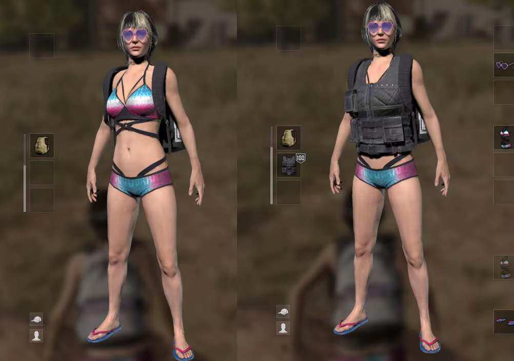 pubgPUBG绝地求生皮肤 三色泳衣比基尼 夏装连体衣 吃鸡端游CDK兑换码