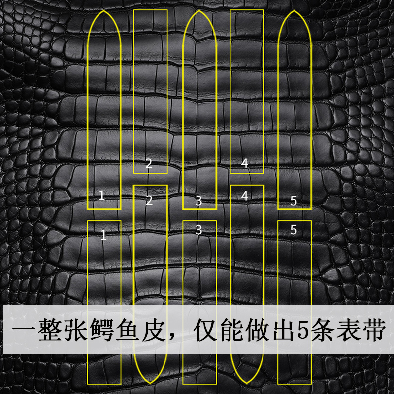 适用IWC万国表带原装真皮鳄鱼皮表带男柏涛菲诺葡萄牙系列手表带 - 图2