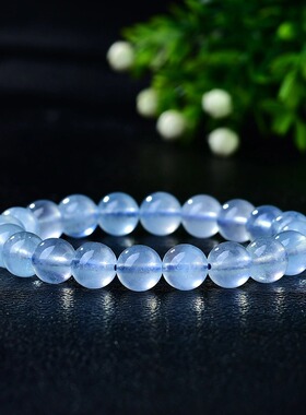 SHAHD晶字塔 海蓝宝手链单圈手串