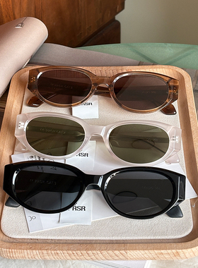 帕莎新款缪斯窄框墨镜女