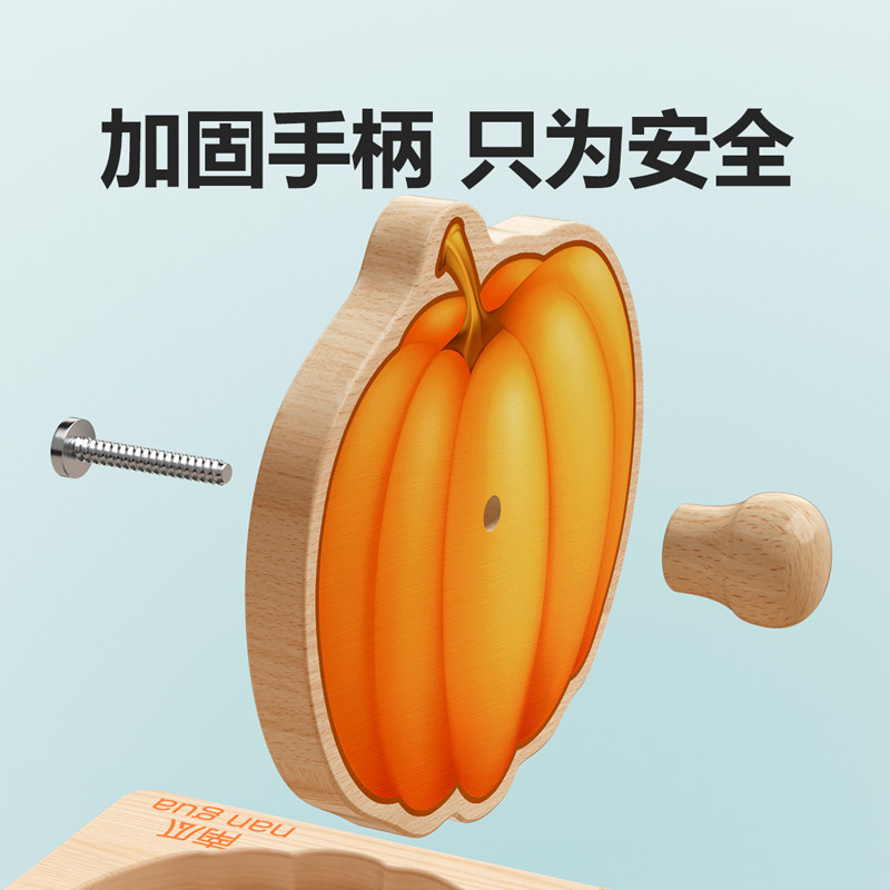 蒙氏早教手抓板嵌板立体拼图宝宝益智玩具形状认知配对板木质积木,淘宝优惠券,粉丝福利购,淘宝优惠卷