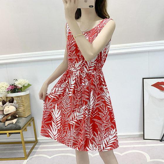 Liulimeng cotton silk floral dress rayon