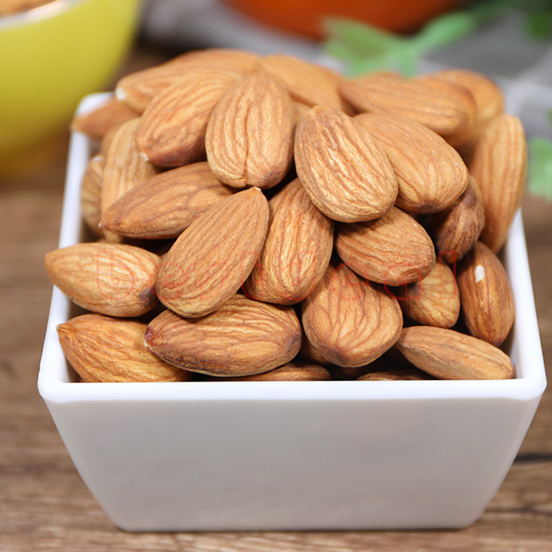 500g Original Almonds badam almond big Salt Baked/Raw/Cooked-图1