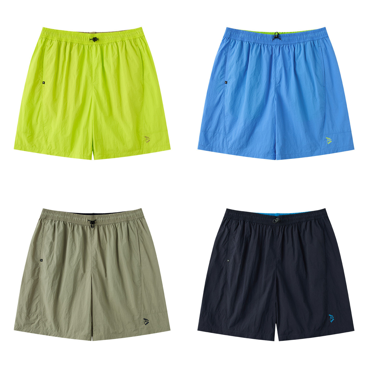 warmtrees轻薄防晒夏日多彩轻松短裤2026新款夏季休闲男裤短裤