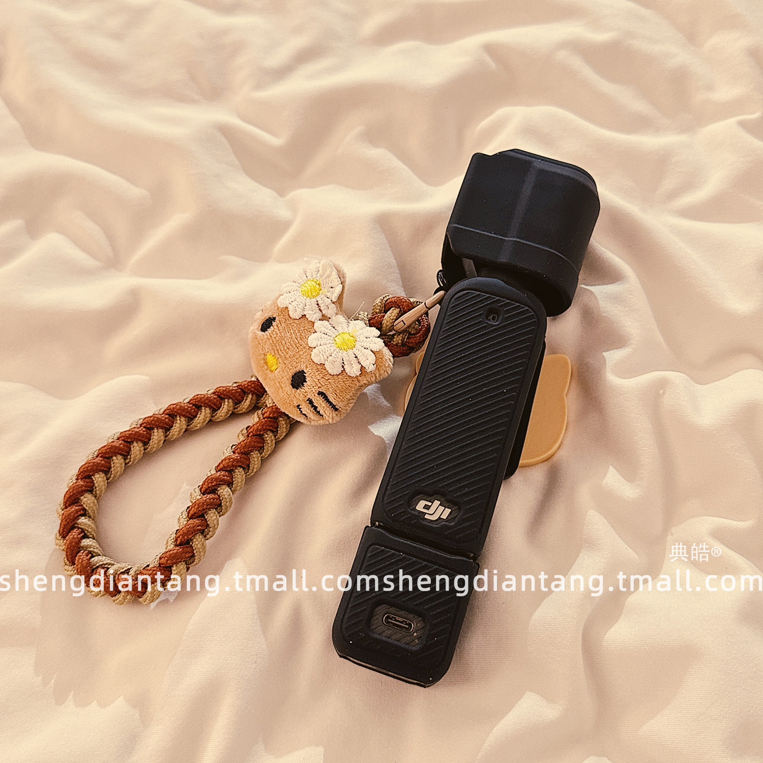 ins蝴蝶结凯蒂猫适用大疆pocket3保护壳挂绳可爱机身硅胶套显示屏云台镜头保护盖相机手柄保护套配件2025新款,淘宝优惠券,粉丝福利购,淘宝优惠卷