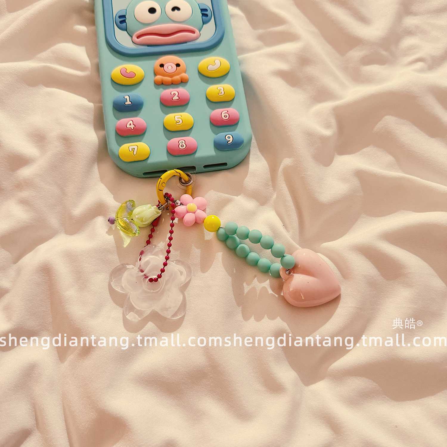 趣味立体丑鱼大哥大适用苹果17ProMax手机壳iphone17Air新款15可爱14创意13女款16promax软硅胶保护套链条 - 图3