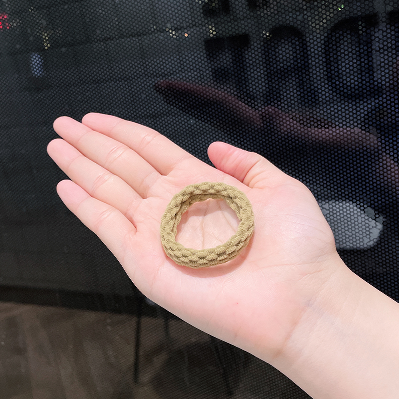 儿童发圈扎头发绳马尾小学生粗头绳女童女生皮套皮筋不伤发弹性好 - 图0