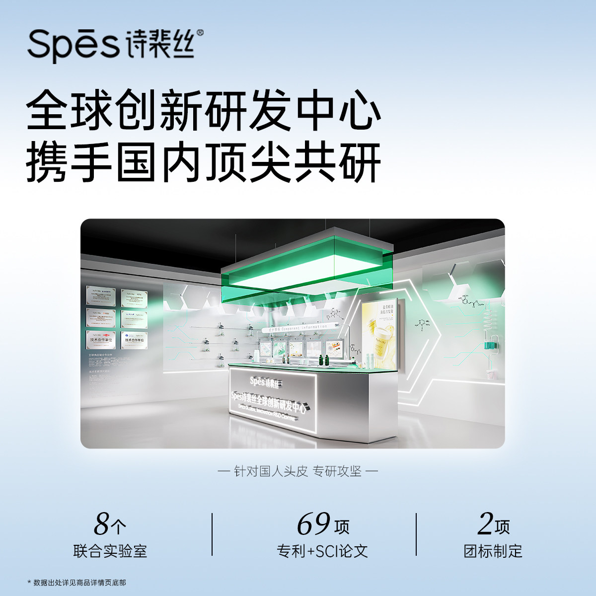 spes海盐玻尿酸控油蓝胖子洗发水控油蓬松去油洗发露水润柔顺发丝