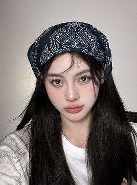 春夏腰果花复古男女造型方巾