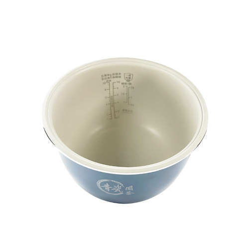 适用美的电饭煲MB-RE585/MB-5E86/RC593青瓷圆釜内胆抗菌保温5L - 图3
