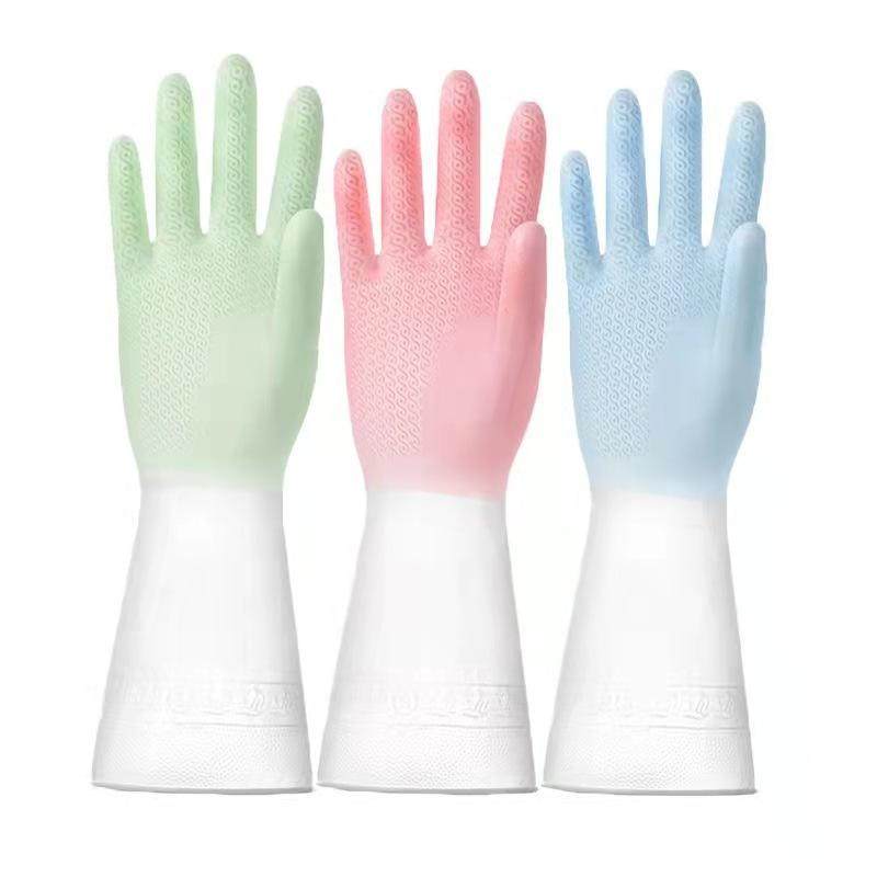 防水家务乳胶手套3双装常规家务手套qqPVC加厚5-10元,淘宝优惠券,粉丝福利购,淘宝优惠卷