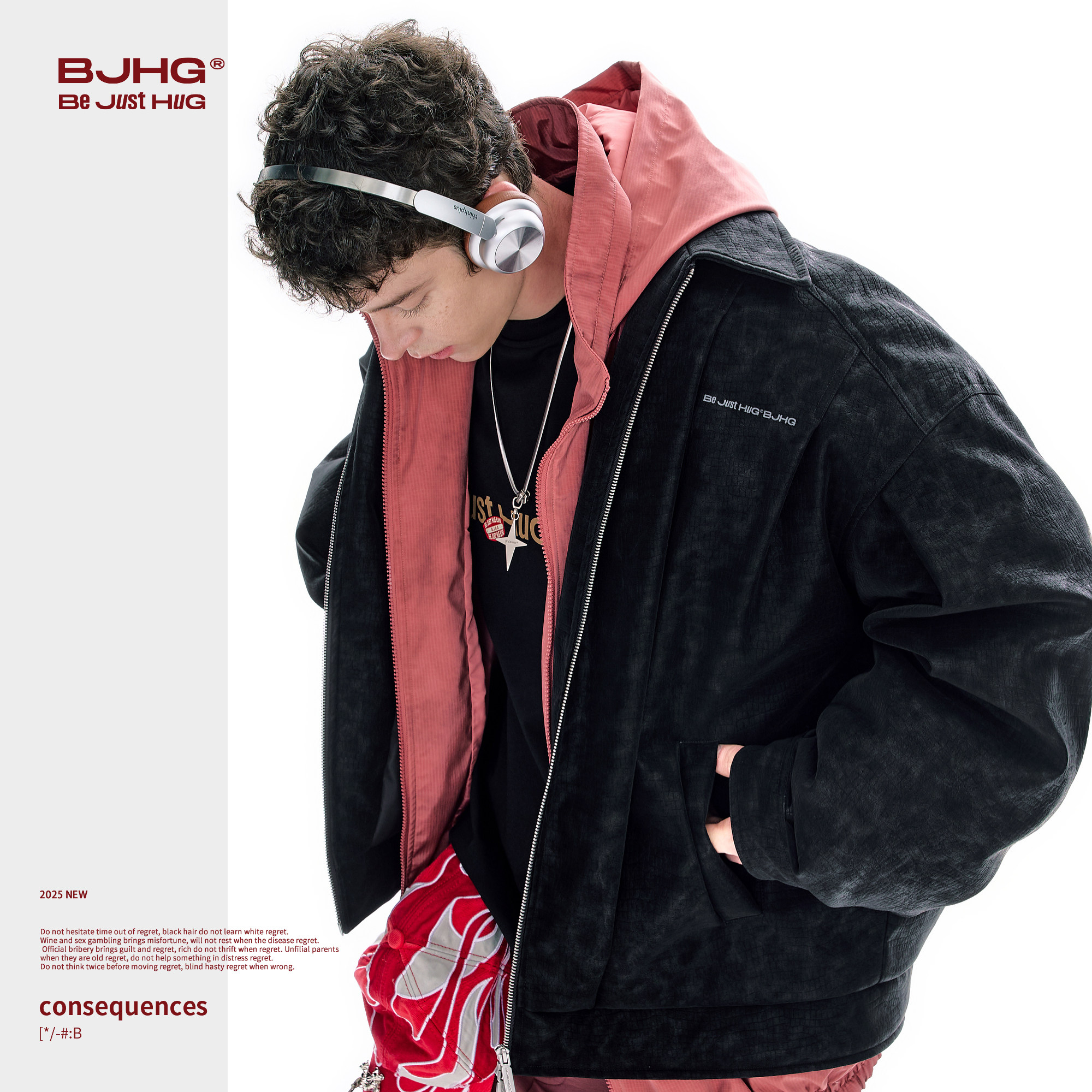 BJHG不计后果仿鳄鱼皮棉服男款冬季新款加厚外套棉袄防寒服冬装女,淘宝优惠券,粉丝福利购,淘宝优惠卷