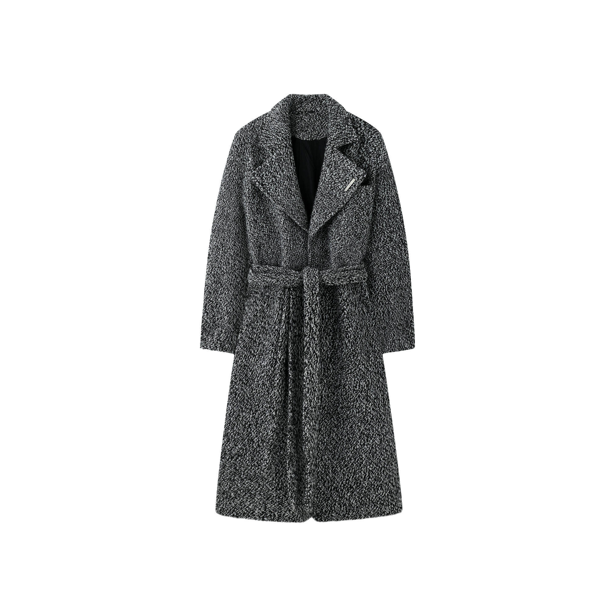 BJHG不计后果羊毛大衣外套男款冬季双腰带加厚高级感宽松长款毛呢,淘宝优惠券,粉丝福利购,淘宝优惠卷