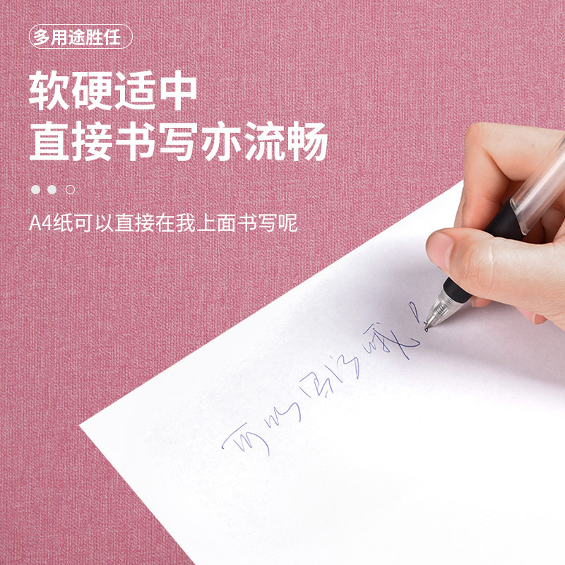 简约麻布纹超薄鼠标垫学生写字垫防水电脑办公电竞纯色书桌垫超大 - 图2