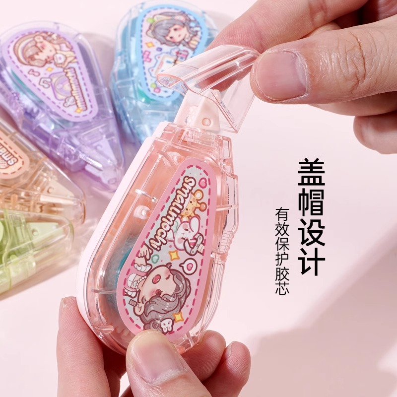 duga多加小麻薯点点胶笔儿童手工手账素材diy修正带式小学生专用大容量高颜值ins风错题胶带迷你手帐点点胶 - 图2