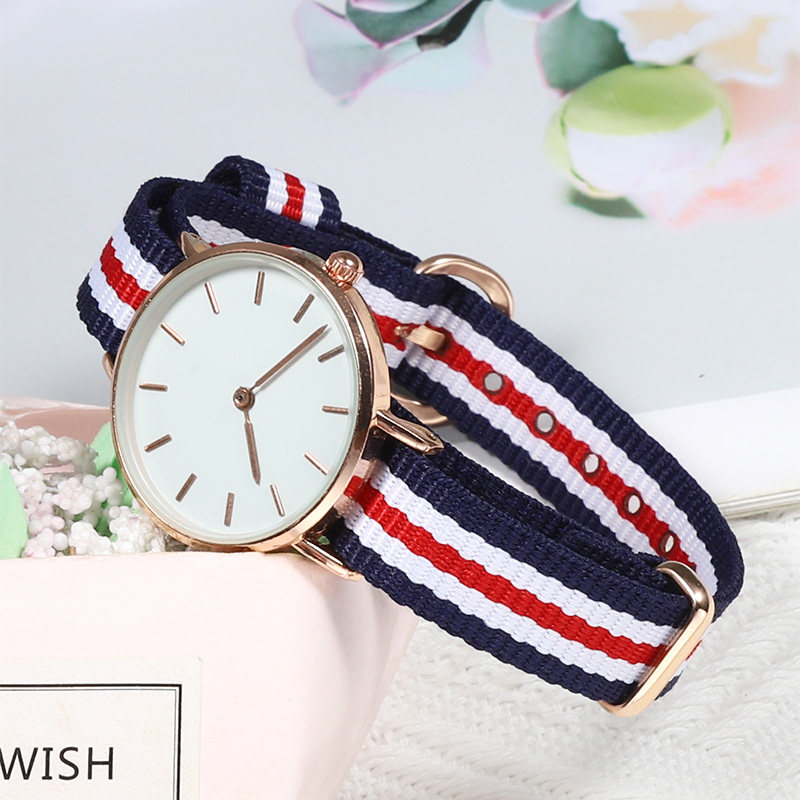 适用dw手表带男女尼龙帆布丹尼尔配件28|32|36|40黑红白粉色表带,淘宝优惠券,粉丝福利购,淘宝优惠卷