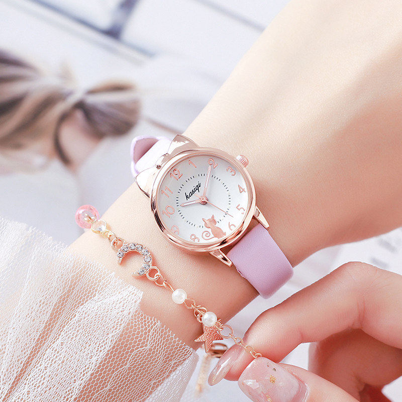 只看时间防水防摔可爱男女孩玩具 lqzb国产腕表