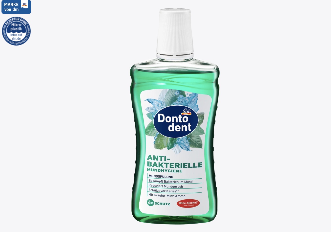 德国DM Dontodent东托漱口水500ml Dontodent Mundspülung antib - 图0