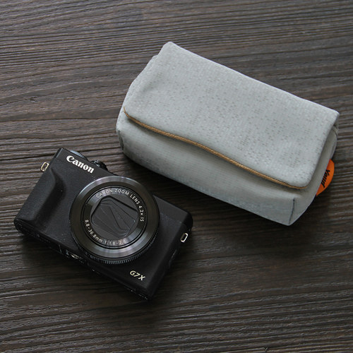 适用索尼RX100m7相机包ZV-1 zv1m2黑卡rx100m6佳能G7X2/G7X mark3便携手包sx740收纳袋理光GR 3X富士LX10 - 图2