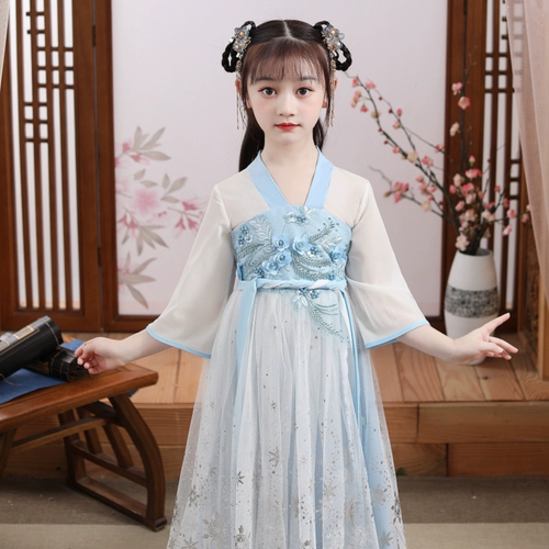 Летнее ханьфу, осеннее платье для принцессы, китайский стиль, 2023