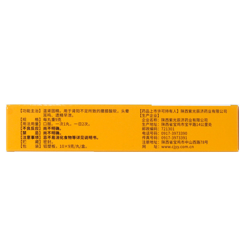 白云山锁阳固精丸(大蜜丸)9g*10丸 仁正大药房男科用药