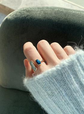 韩式滴油彩色日系女时尚个性戒指