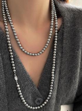 施家珍珠项链2024新款