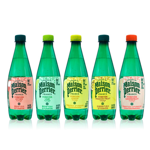 法国perrier巴黎水500ml小彩瓶气泡水含气饮料饮品原装进口 - 图3