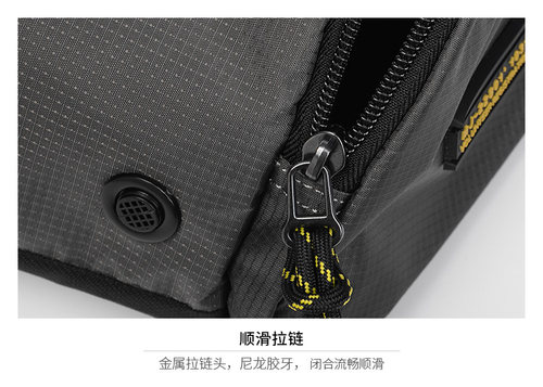 华朗迪尔男士斜挎包胸包男挎包男单肩包男户外手机包包运动腰包男 - 图3