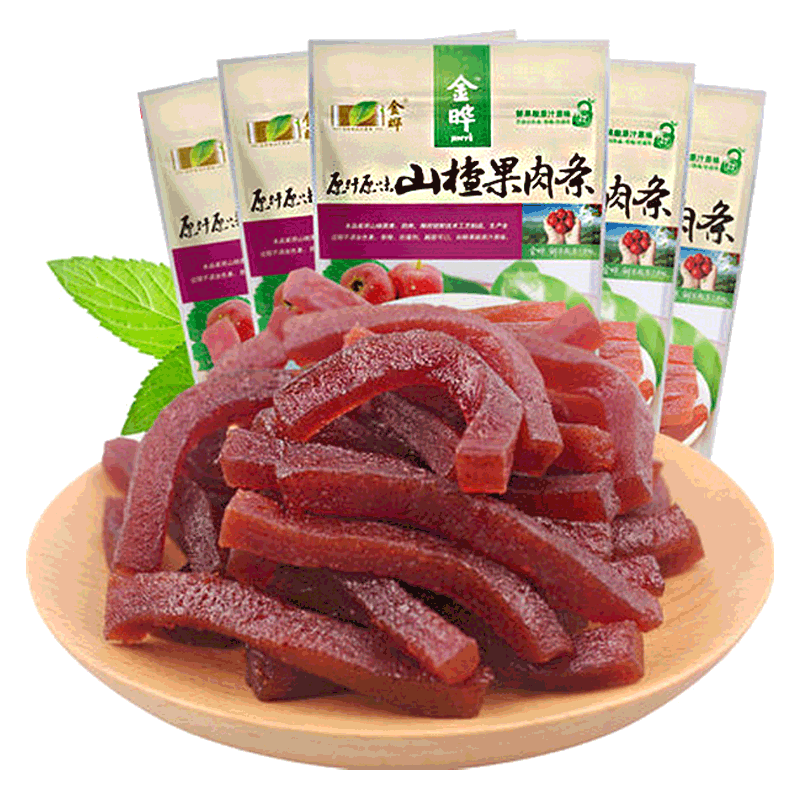 金晔肉条原汁原味软条果蔬山楂果 胜格山楂类制品