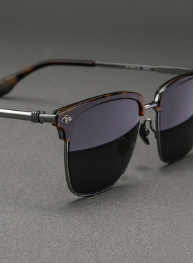 木川150MM太阳镜男款可配度数