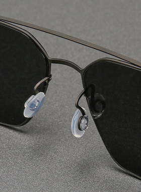 木川墨镜男飞行员双梁超轻钛架