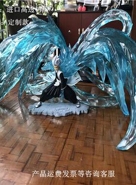 透明铂晶树脂雕塑定制玄关创意工艺品摆件户外内抽象水晶软装饰品