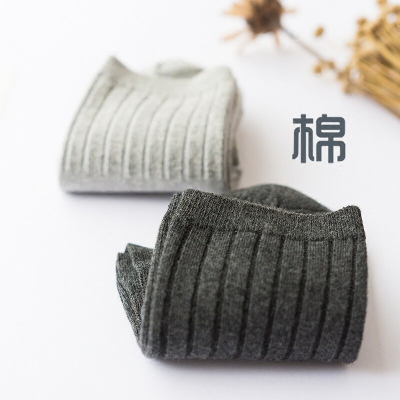 男士中长筒秋冬季休闲纯色盒装棉袜 简妮萝短袜/打底袜/丝袜/美腿袜