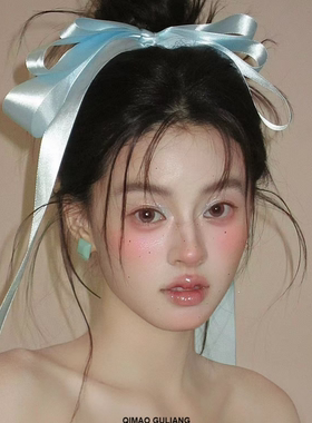 超仙发夹白色顶夹少女写真集头饰