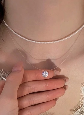 人鱼之泪项链女小红书同款