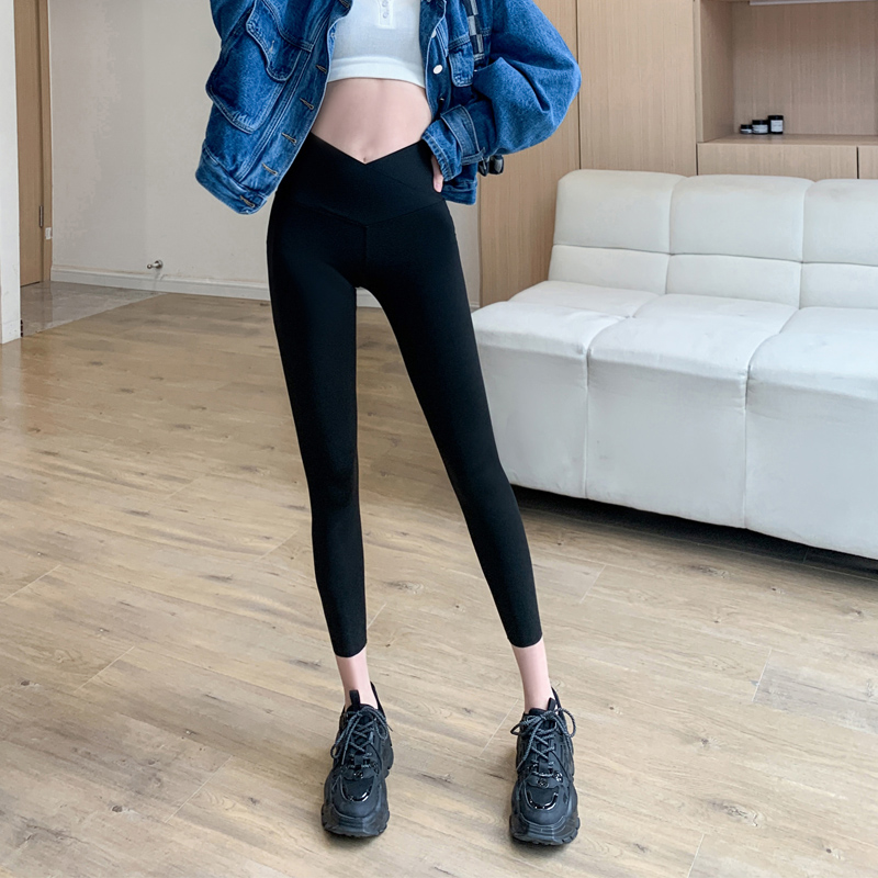 鲨鱼外穿八分小个子夏季芭比打底裤 欧诺妍打底裤